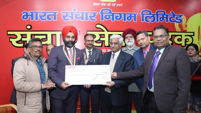 National Award conferred to Bandhan Preet Singh, BSNL Officer National Award conferred to Bandhan Preet Singh, BSNL Officer
