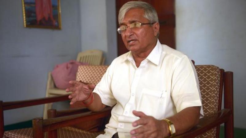 Former Goa unit RSS chief Subhash Velingkar Former Goa unit RSS chief Subhash Velingkar