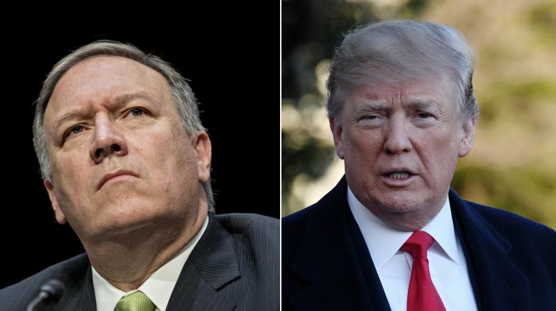 Mike Pompeo and Donald Trump