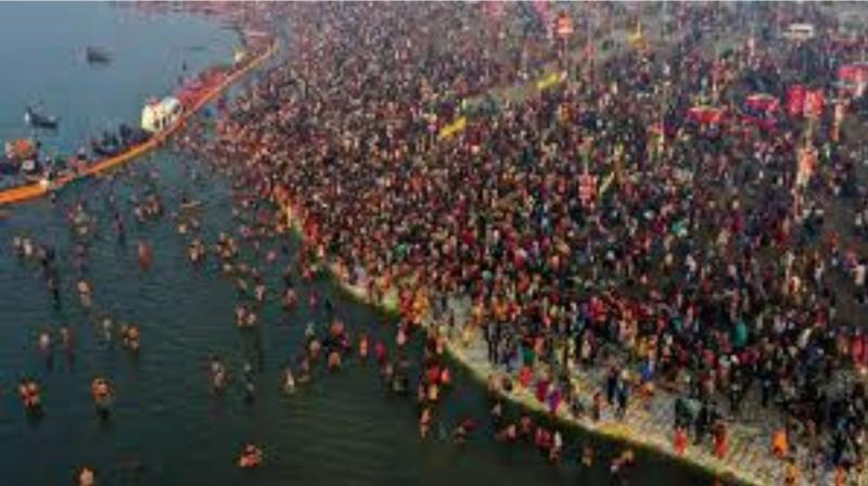 Mahakumbh Sangam river last day Mahakumbh Sangam river last day