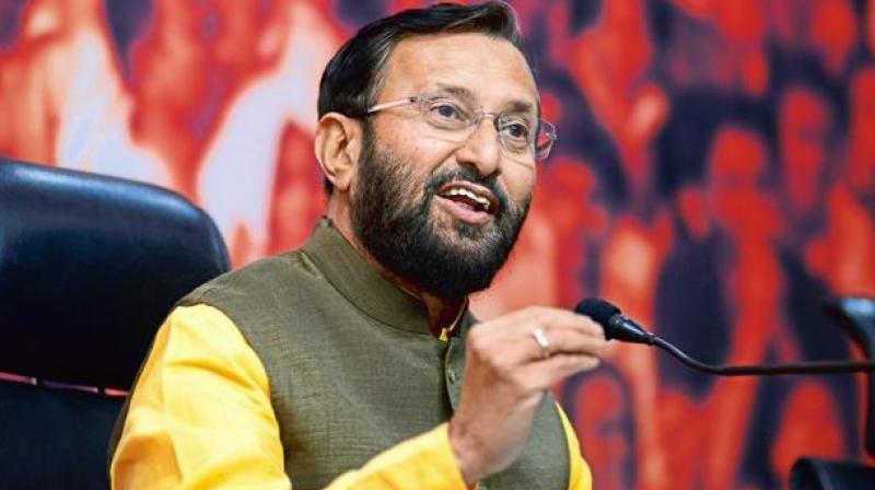 Union Human Resources Development Minister Prakash Javadekar