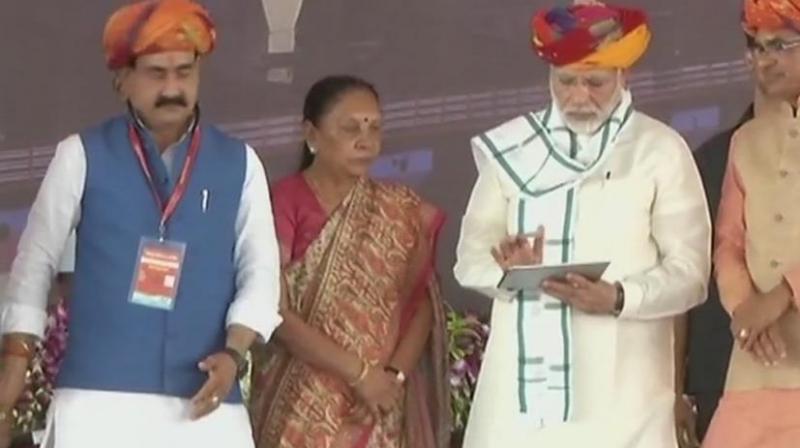Modi launches Mohanpura Irrigation project in MP Modi launches Mohanpura Irrigation project in MP