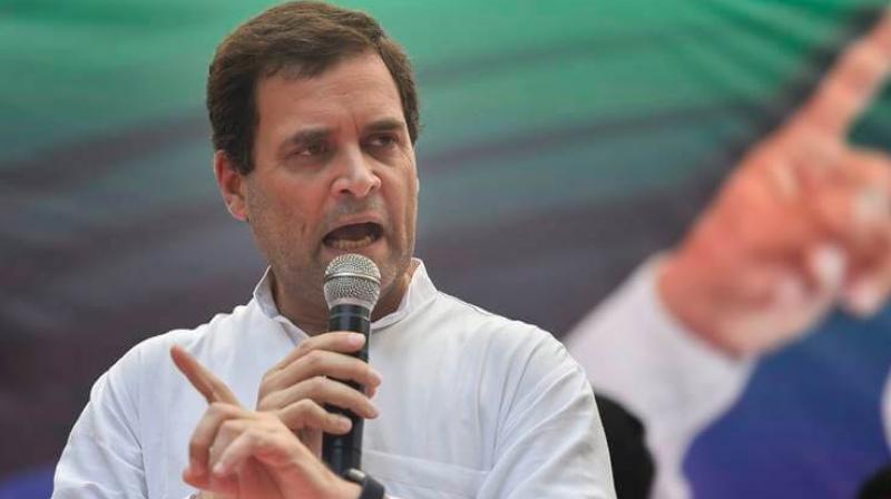 Congress president Rahul Gandhi Congress president Rahul Gandhi
