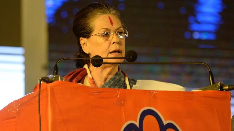 UPA chairperson Sonia Gandhi