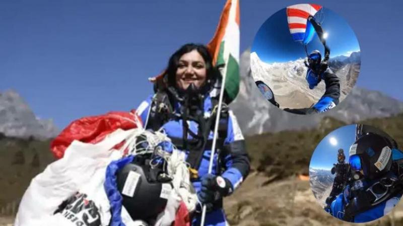 Skydiver Shital Mahajan News Skydiver Shital Mahajan News