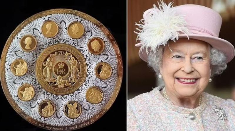 Crown Coin in the honor of Queen Elizabeth II