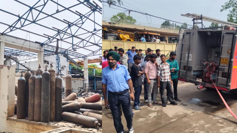 Explosion at Factory in Mohali Leaves Two Dead, Rescue underway Explosion at Factory in Mohali Leaves Two Dead, Rescue underway