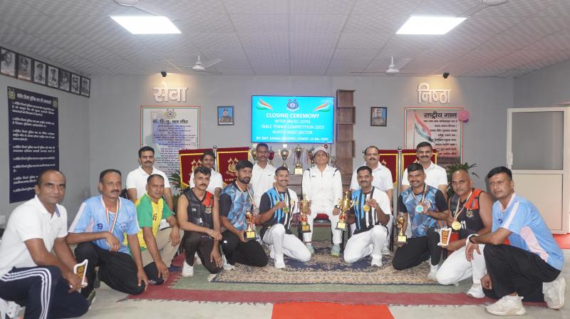 Thrilling Table Tennis Showdown: 13 Battalion Triumphs at Inter Battalion Competition Thrilling Table Tennis Showdown: 13 Battalion Triumphs at Inter Battalion Competition