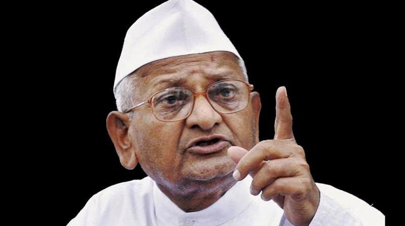 Social activist Anna Hazare