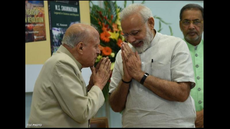 PM Narendra Modi Bharat Ratna Chaudhary Charan Singh, Narasimha Rao, MS Swaminathan