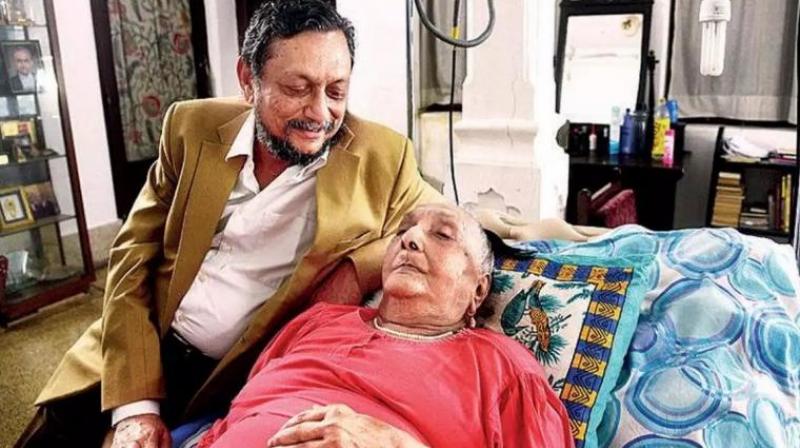 Sharad Arvind Bobde with Mother Sharad Arvind Bobde with Mother
