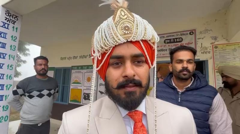 “Voting is Important”: Groom Arrives with Wedding Procession to Cast Vote in Punjab