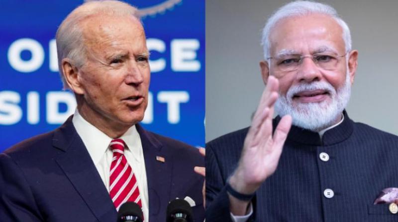 Joe Biden and Narendra Modi