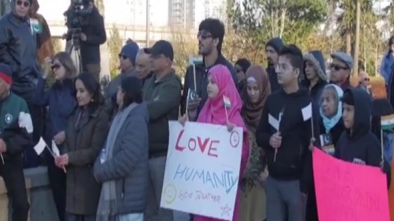 Say Yes To Peace And No To War: Surrey Diaspora