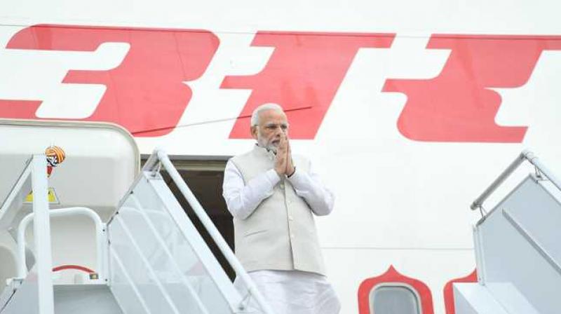 PM Modi arrives in Sochi for informal summit with Putin PM Modi arrives in Sochi for informal summit with Putin
