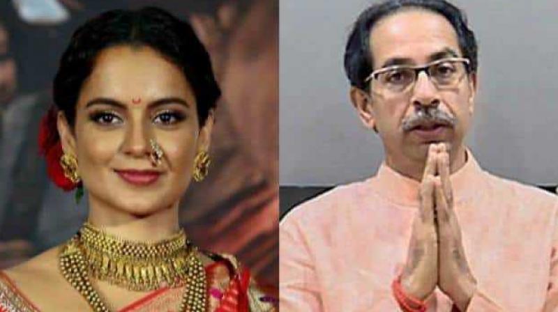 Kangana Ranaut and Uddhav Thackeray