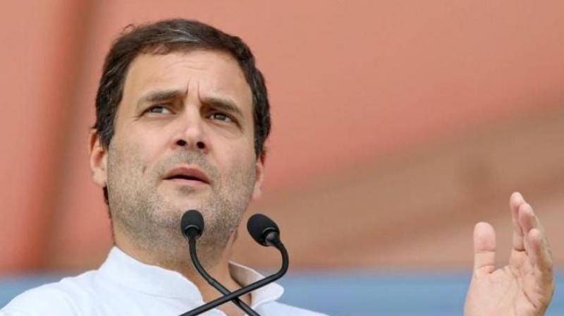 Congress president Rahul Gandhi Congress president Rahul Gandhi