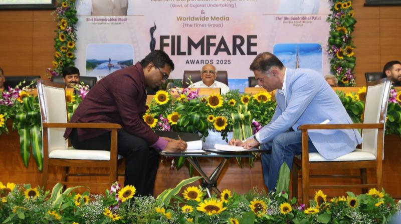 Gujarat to host Filmfare Awards 2025! MoU signed with Worldwide Media (The Times Group): CM Gujarat to host Filmfare Awards 2025! MoU signed with Worldwide Media (The Times Group): CM
