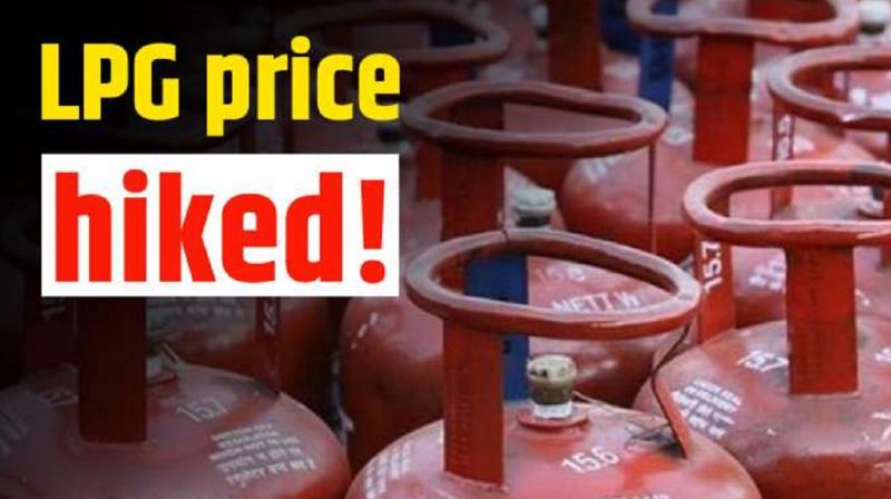 The price of a non-subsidized cylinder was hiked by Rs 15 on October 6. The price of a non-subsidized cylinder was hiked by Rs 15 on October 6.