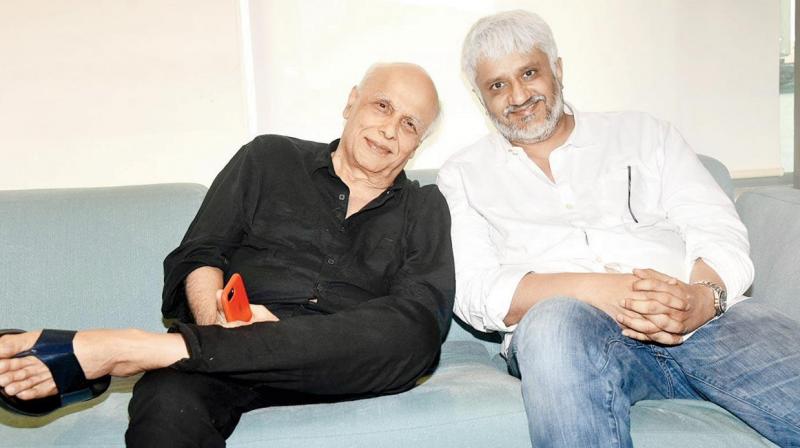 Mahesh Bhatt with Vikram Bhatt