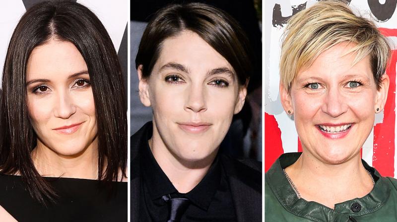 Shannon Woodward, Megan Ellison & and Sue Naegle Shannon Woodward, Megan Ellison & and Sue Naegle