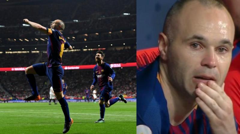 Andres Iniesta Final Barcelona Match Andres Iniesta Final Barcelona Match