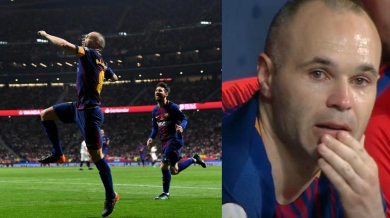 Andres Iniesta Final Barcelona Match