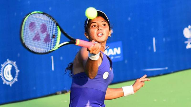 Ankita out of Wimbledon qualifiers, Vardhan-Balaji pair and Jeevan qualify Ankita out of Wimbledon qualifiers, Vardhan-Balaji pair and Jeevan qualify