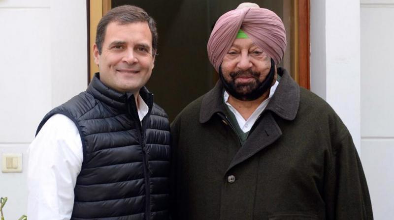 Capt Amarinder Singh & Rahul Gandhi