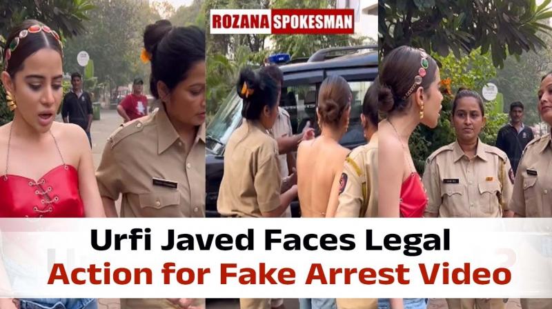 Urfi Javed Arrest Video Fake Latest News