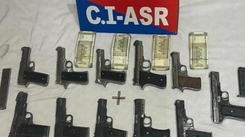 Seizure of Weapons and Cash