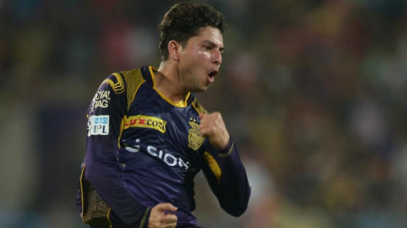 Left-arm wrist spinner Kuldeep Yadav