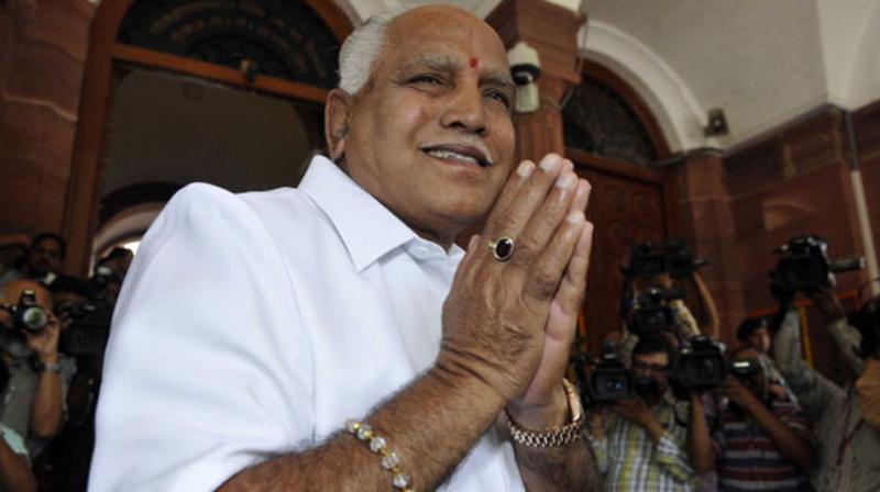 BJP's Karnataka unit chief B S Yeddyurappa