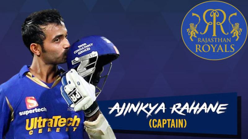 Rajasthan Royals captain Ajinkya Rahane Rajasthan Royals captain Ajinkya Rahane
