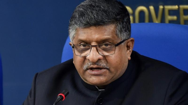 Law Minister Ravi Shankar Prasad