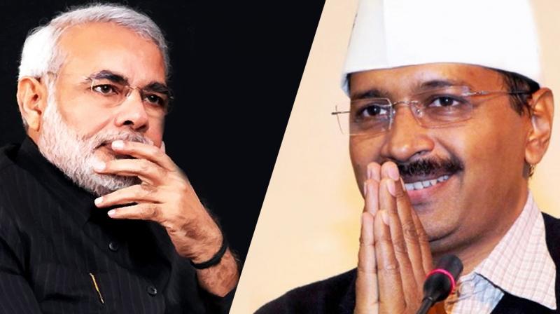 Narendra Modi wishes Arvind Kejriwal Narendra Modi wishes Arvind Kejriwal