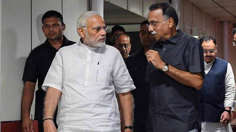 Narendra Modi's second visit in less than 24 hours at AIIMS Narendra Modi's second visit in less than 24 hours at AIIMS