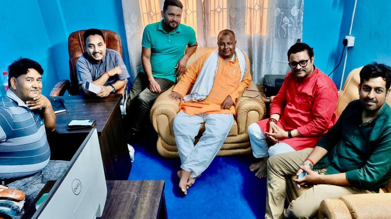 NCP Leaders Meet Journalists in Nepal: Promise to Implement Maharashtra Model in Bihar NCP Leaders Meet Journalists in Nepal: Promise to Implement Maharashtra Model in Bihar