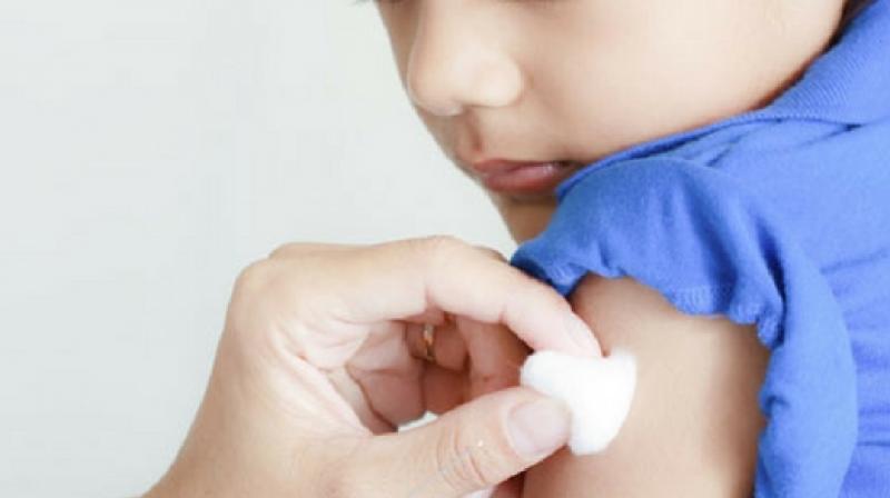 Measles-Rubella vaccine given to children Measles-Rubella vaccine given to children