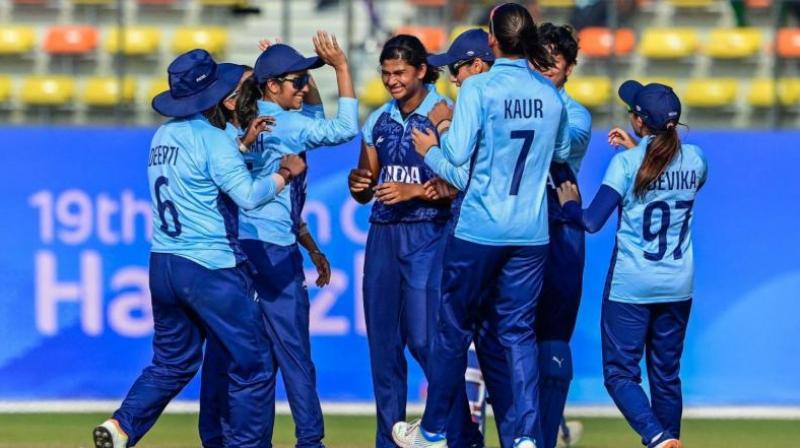 Indian Women's Cricket Team Bags Gold