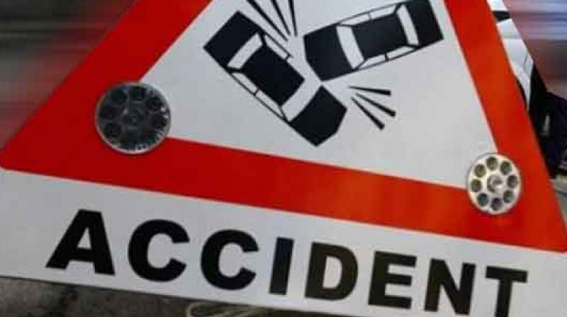 Accident on the Isarwal-Siwani road