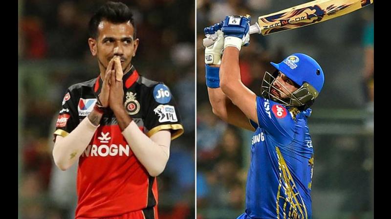 Yuvraj Singh and Yuzvendra Chahal Yuvraj Singh and Yuzvendra Chahal