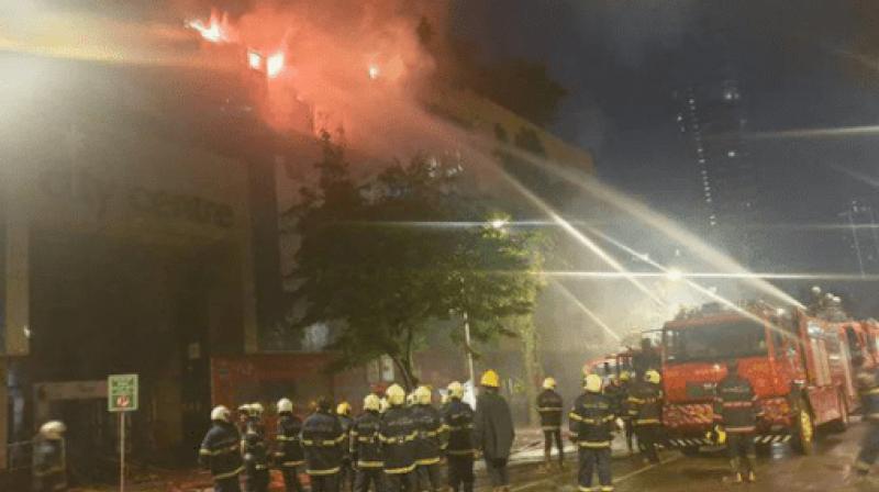 Fire at Mumbai mall Fire at Mumbai mall