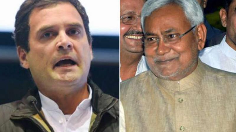 Rahul Gandhi and Nitish Kumar Rahul Gandhi and Nitish Kumar