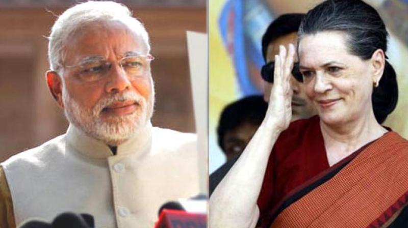 Narendra Modi and Sonia Gandhi Narendra Modi and Sonia Gandhi