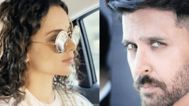 Kangana Ranaut and Hrithik Roshan Kangana Ranaut and Hrithik Roshan