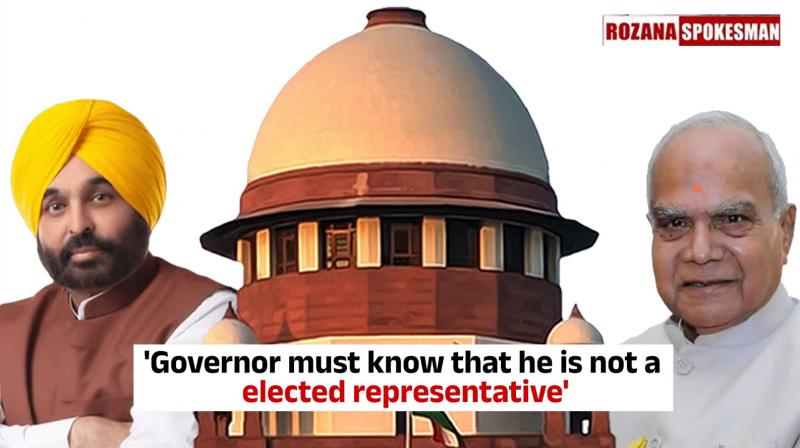 Governor must act on Bills passed by State legislature: SC on Punjab Guv's inaction 