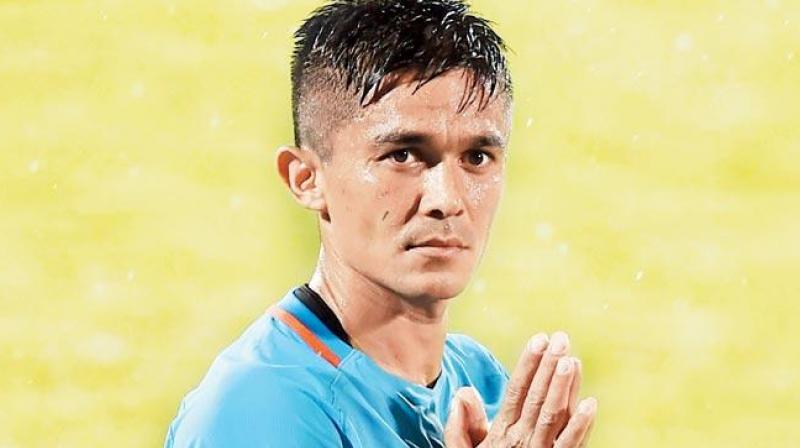 It's what happens when breakfast is not on time, Chhetri on viral video