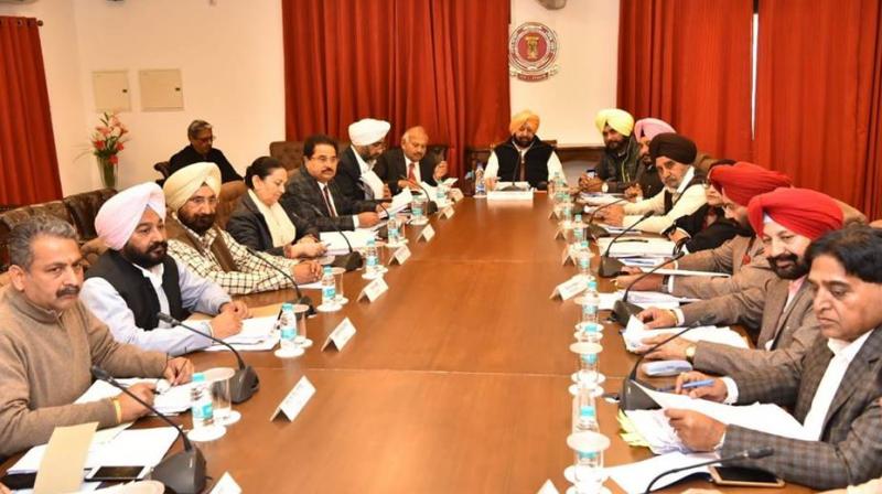 Punjab Cabinet Meeting Punjab Cabinet Meeting