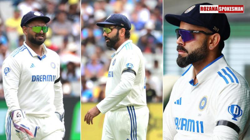 Indian Cricket Team Tribute to Former PM Manmohan Singh with Black Armbands at Melbourne Test Indian Cricket Team Tribute to Former PM Manmohan Singh with Black Armbands at Melbourne Test